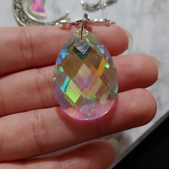 Moon Planet Crystal Sun Catcher - Picture 3 of 4